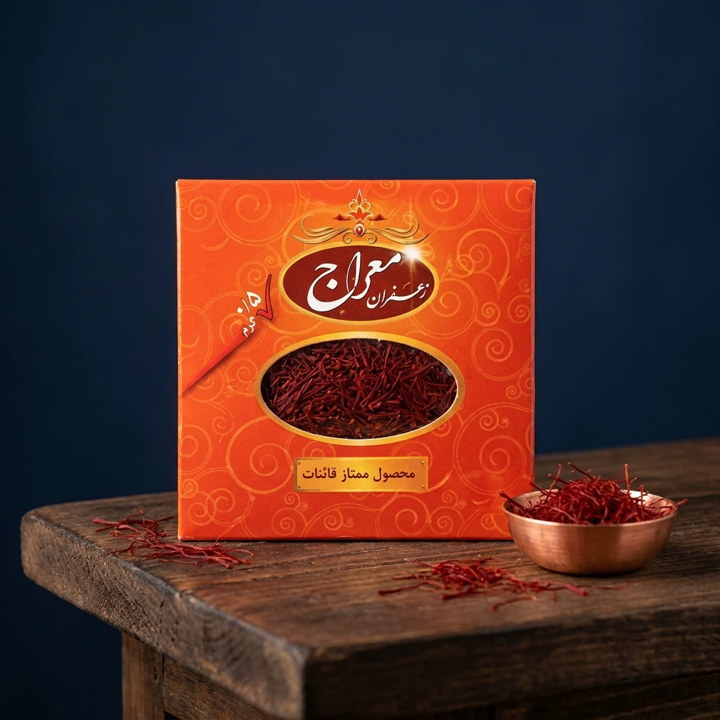 خرید زعفران نیم‌گرمی معراج | بسته کوچک و کاربردی